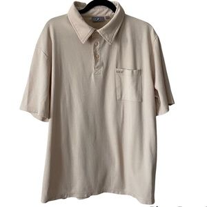Men’s Beige BMW Polo Shirt 2XL